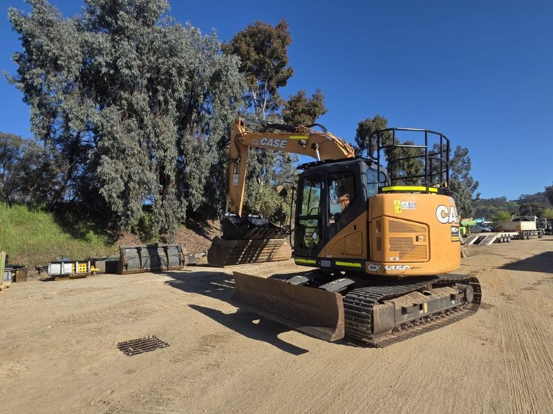 2021 CASE CX145C 15T EXCAVATOR (E333) WITH HITCH, BUCKETS AND 3030 HOURS