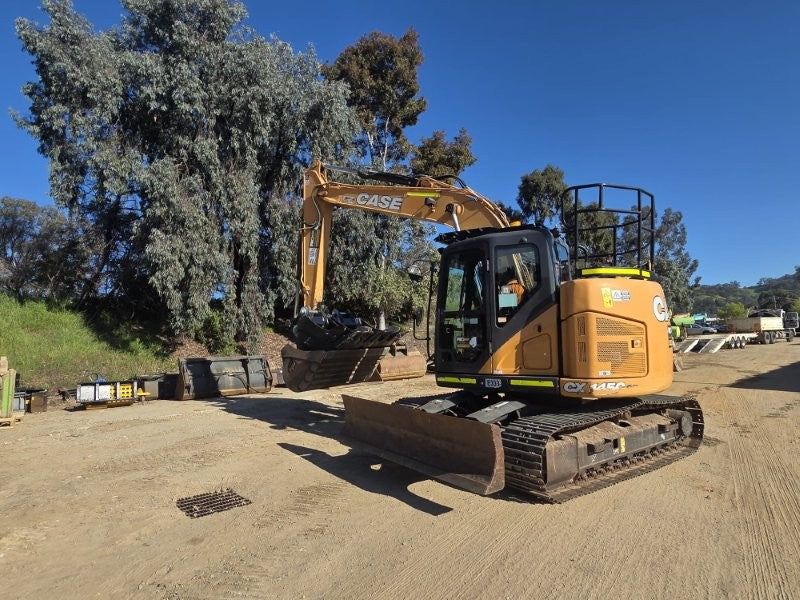 2021 CASE CX145C 15T EXCAVATOR (E333) WITH HITCH, BUCKETS AND 3030 HOURS