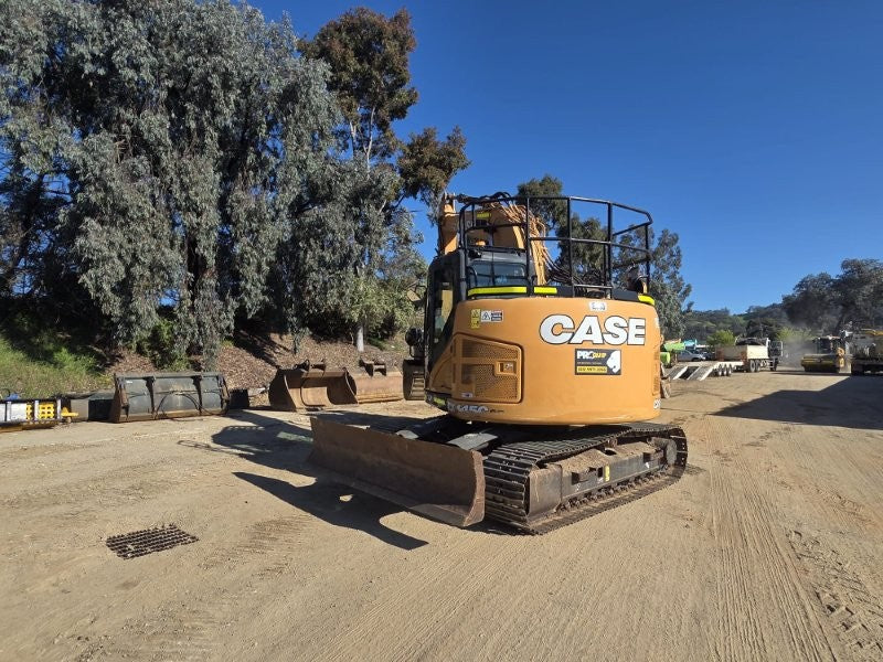 2021 CASE CX145C 15T EXCAVATOR (E333) WITH HITCH, BUCKETS AND 3030 HOURS