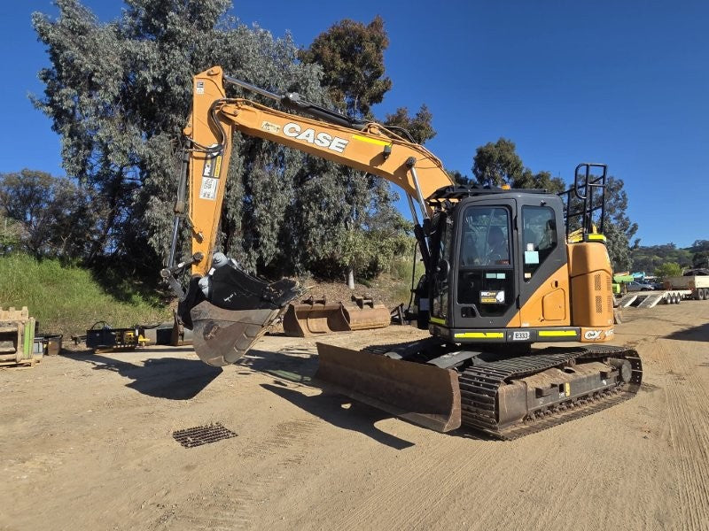 2021 CASE CX145C 15T EXCAVATOR (E333) WITH HITCH, BUCKETS AND 3030 HOURS