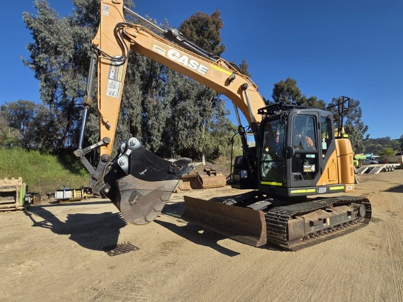 2021 CASE CX145C 15T EXCAVATOR (E333) WITH HITCH, BUCKETS AND 3030 HOURS