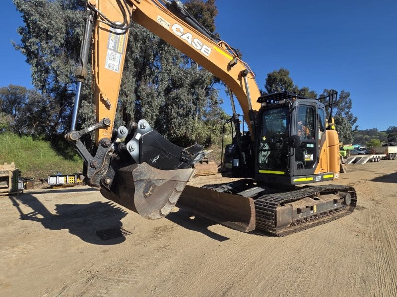 2021 CASE CX145C 15T EXCAVATOR (E333) WITH HITCH, BUCKETS AND 3030 HOURS