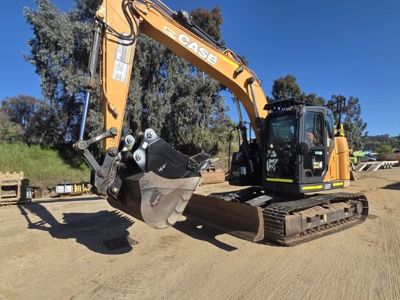 2021 CASE CX145C 15T EXCAVATOR (E333) WITH HITCH, BUCKETS AND 3030 HOURS