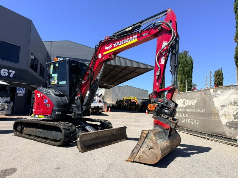 2023 YANMAR VIO55-6 (EX191) WITH TILT HITCH, CAB, BUCKETS, CIVIL SPEC AND 1455 HRS