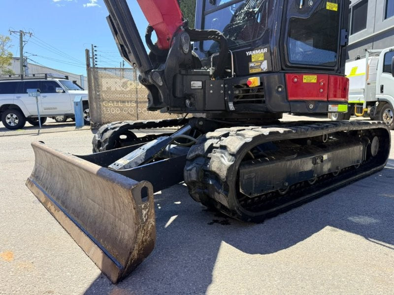 2023 YANMAR VIO55-6 (EX191) WITH TILT HITCH, CAB, BUCKETS, CIVIL SPEC AND 1455 HRS