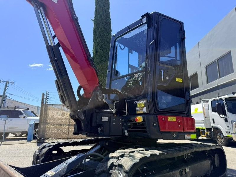 2023 YANMAR VIO55-6 (EX191) WITH TILT HITCH, CAB, BUCKETS, CIVIL SPEC AND 1455 HRS