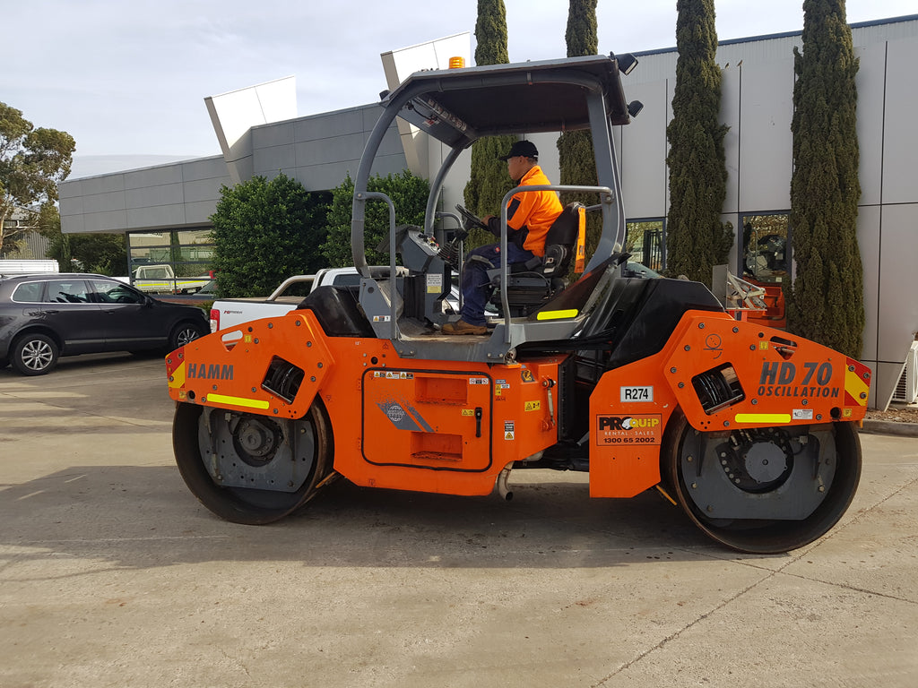 USED Hamm 7T Tandem Roller With Low 1450 Hrs